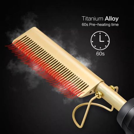 Electric Hot Comb – Sleek Hair in Seconds